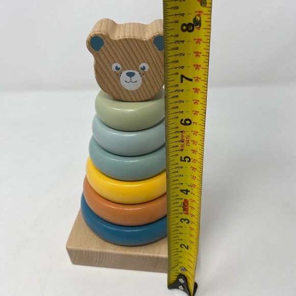 Wooden Bear Stacking Toy - Multicolor - Picture 2 of 7